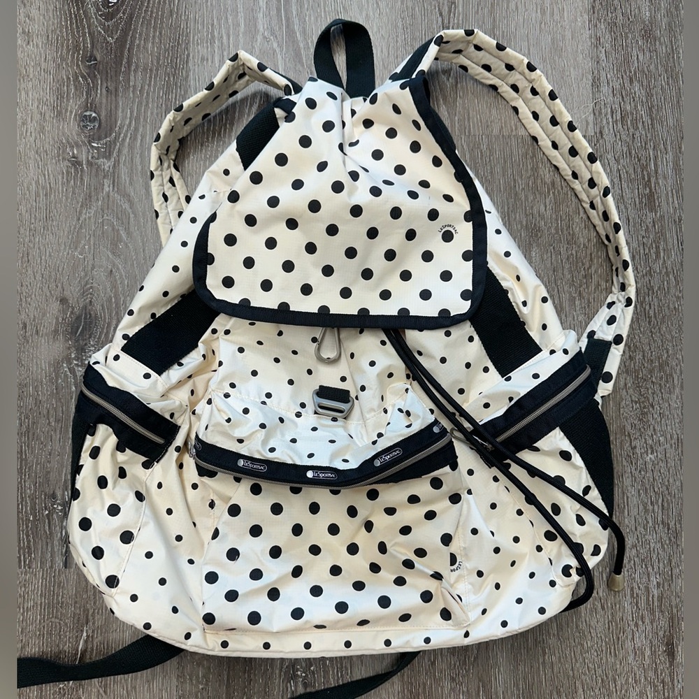 LeSportsac Voyager Large Polka Dot Backpack